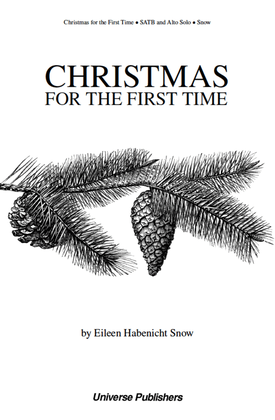 Book cover for Christmas For the First Time - SATB