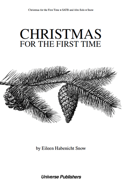 Christmas For the First Time - SATB