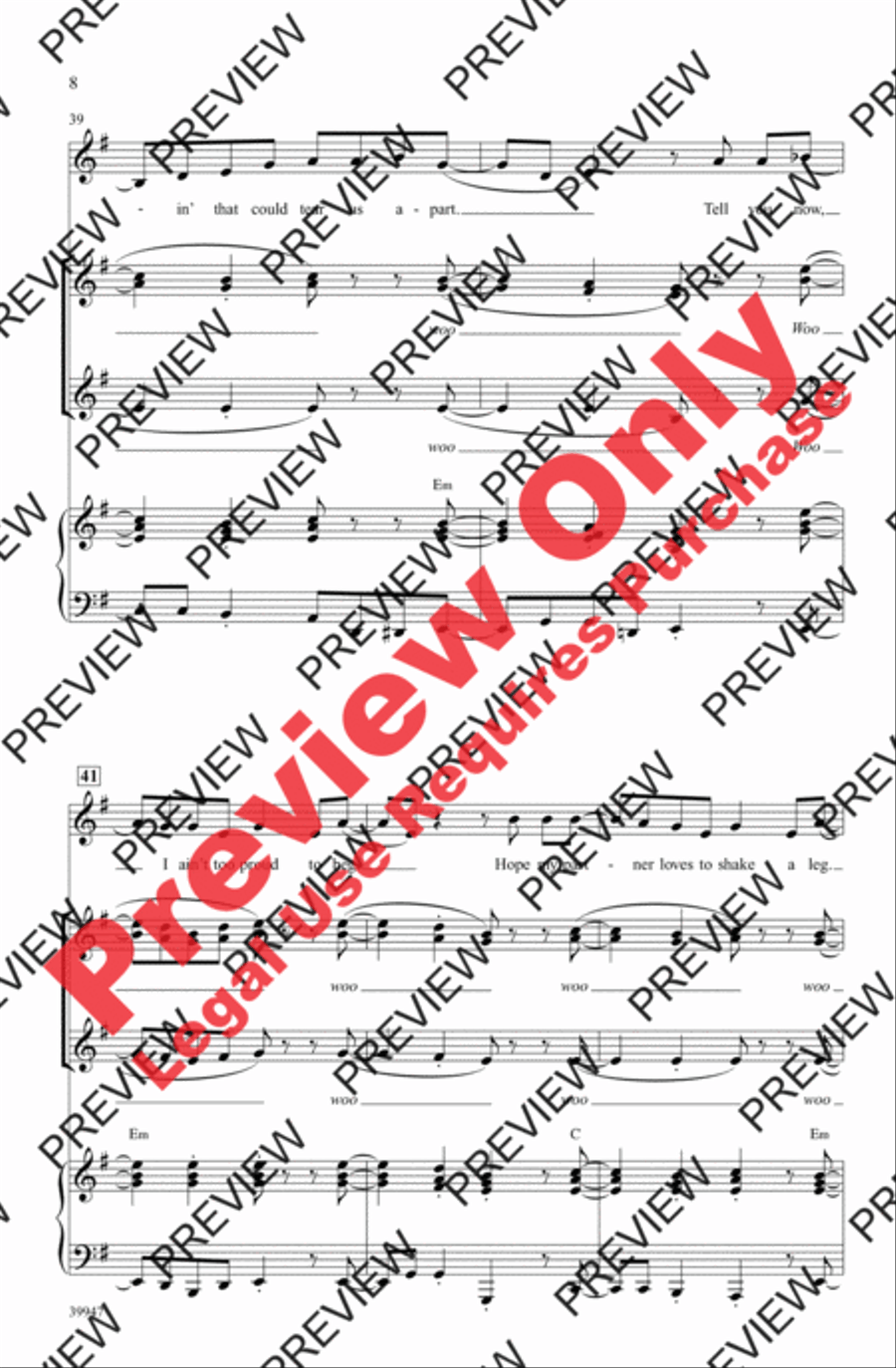 Jump Jump Women's Choir scores gallery preview page 8