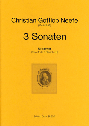 Drei Sonaten für Klavier (Pianoforte/Clavichord)