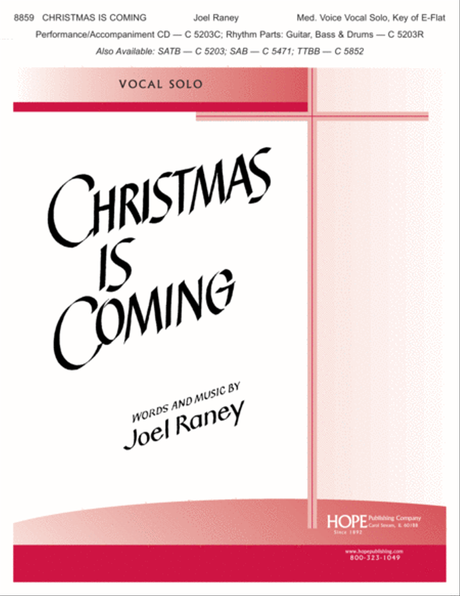 Christmas Is Coming Handbell Choir scores gallery preview page 1