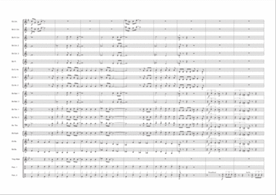 Crazy Little Thing Called Love Brass Band scores gallery preview page 5