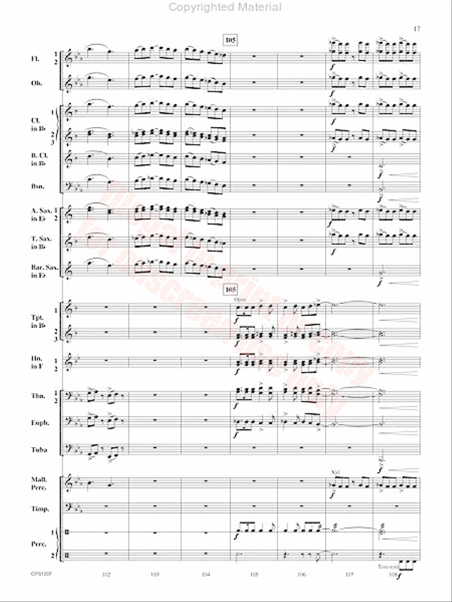 Instinct Concert Band scores gallery preview page 18