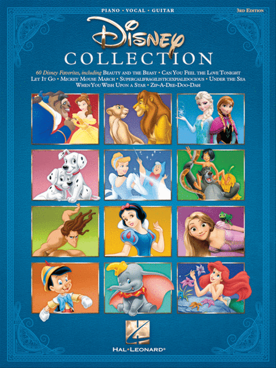 The Disney Collection – 3rd Edition Piano, Vocal, Guitar scores gallery preview page 1