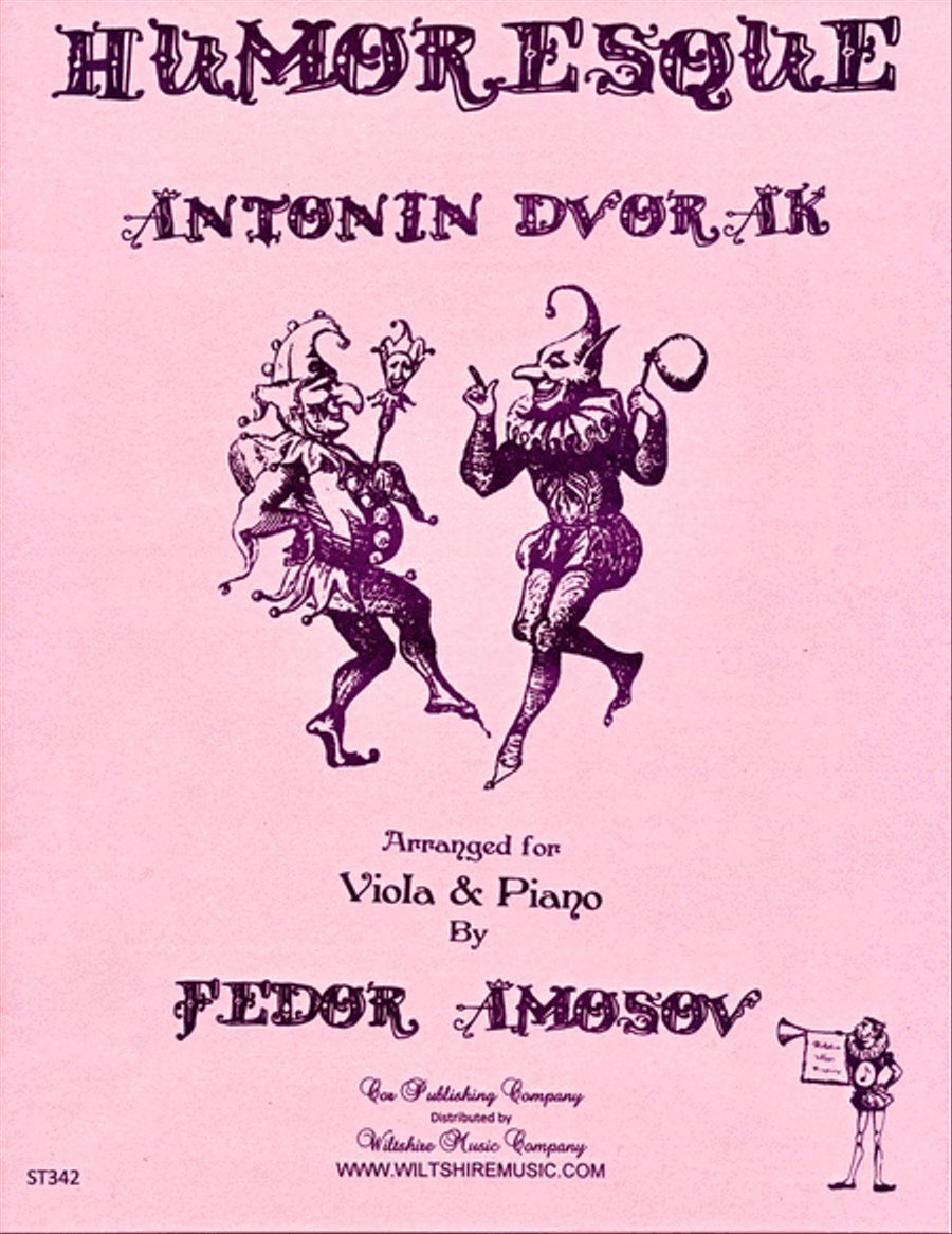 Humoresque (Avosov) Viola scores gallery preview page 1