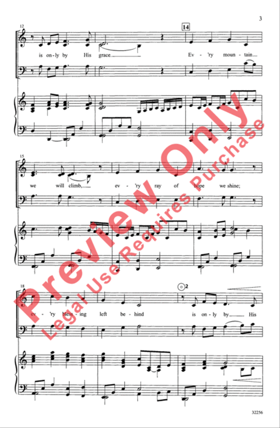 Grace Alone 3-Part scores gallery preview page 4