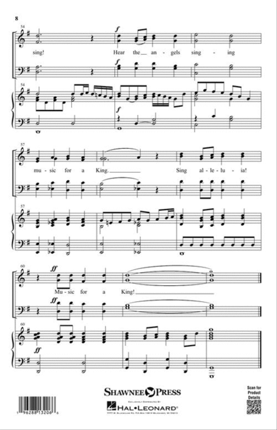 A Song for Advent 4-Part scores gallery preview page 5