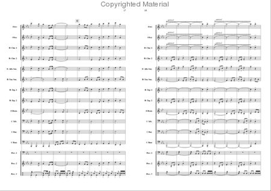 Hobson's Choice Concert Band scores gallery preview page 9