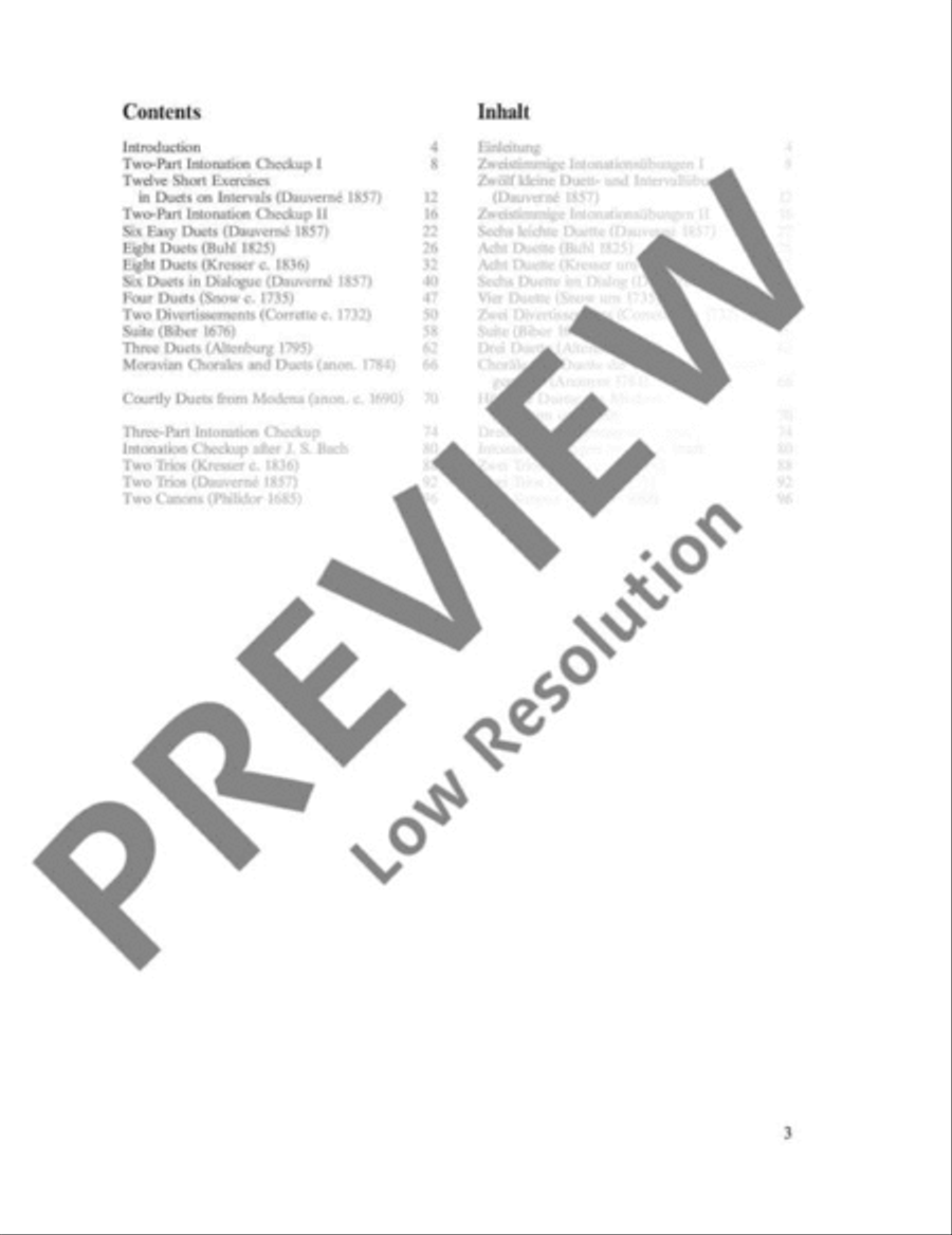 The Art of Baroque Trumpet Playing Trumpet Trio scores gallery preview page 4