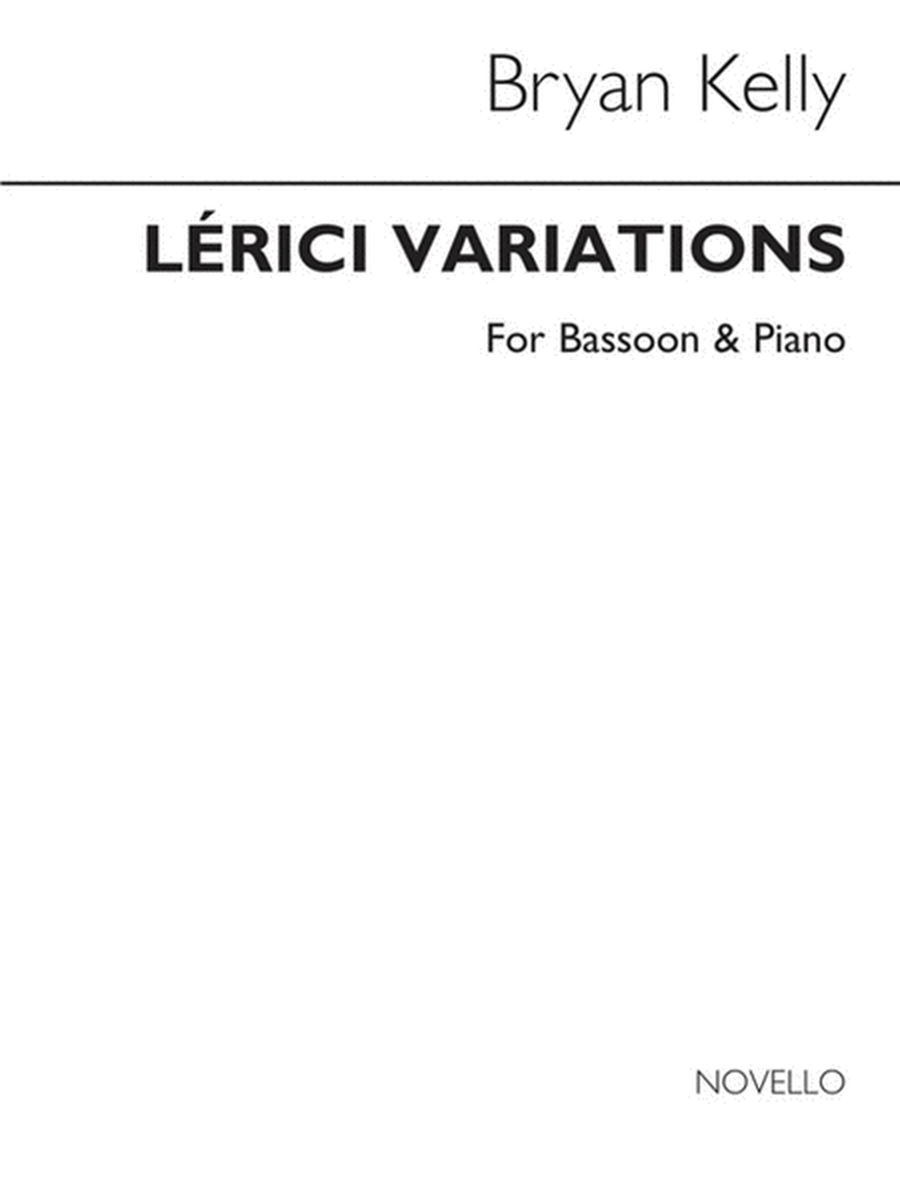 Kelly Lerici Variations Bassoon & Piano