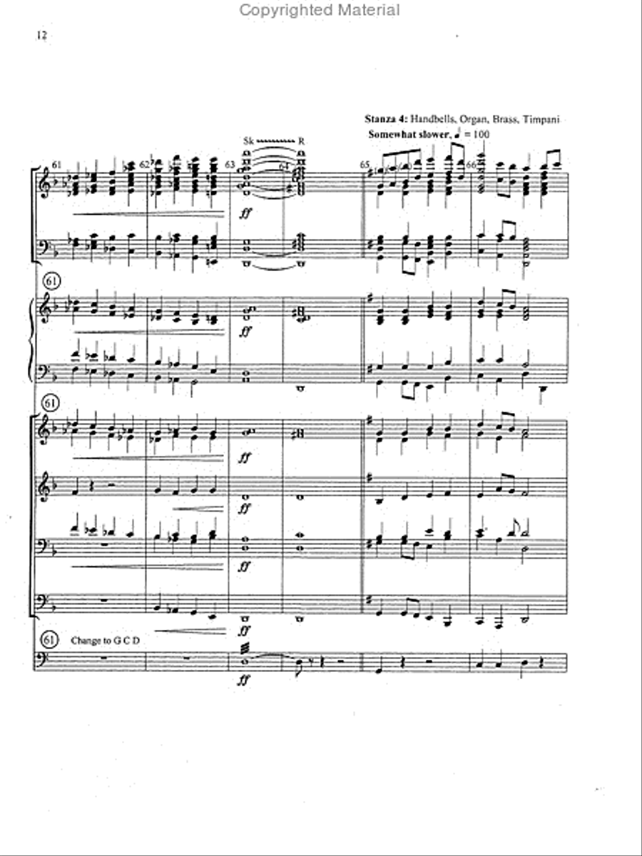 Christ the Lord Is Risen Today (Full Score)