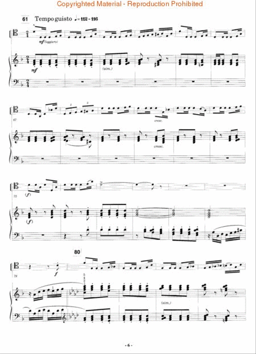 T-Bone Concerto Piano Accompaniment scores gallery preview page 5