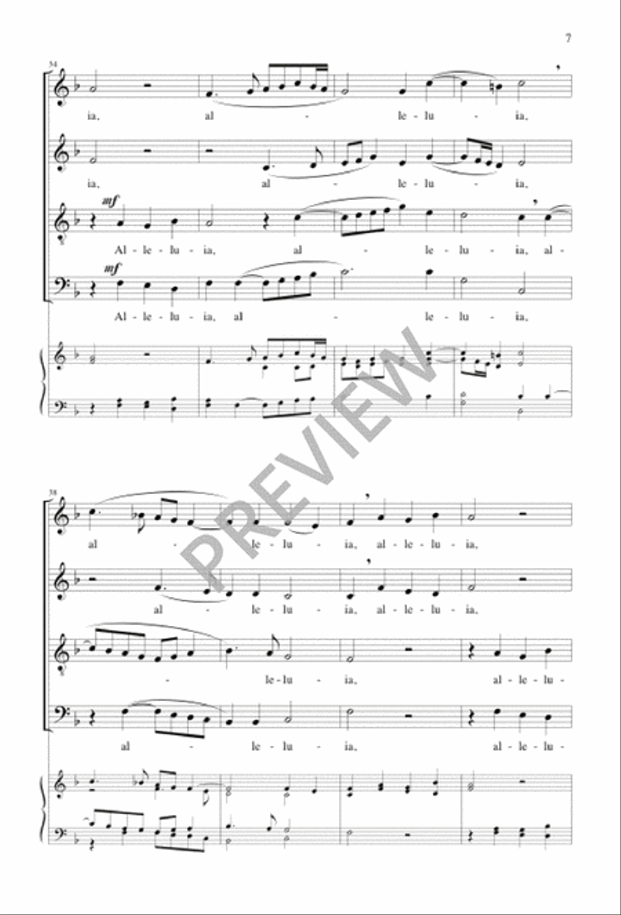 O Sacrum Convivium O Sacrum Convivium 4-Part scores gallery preview page 7