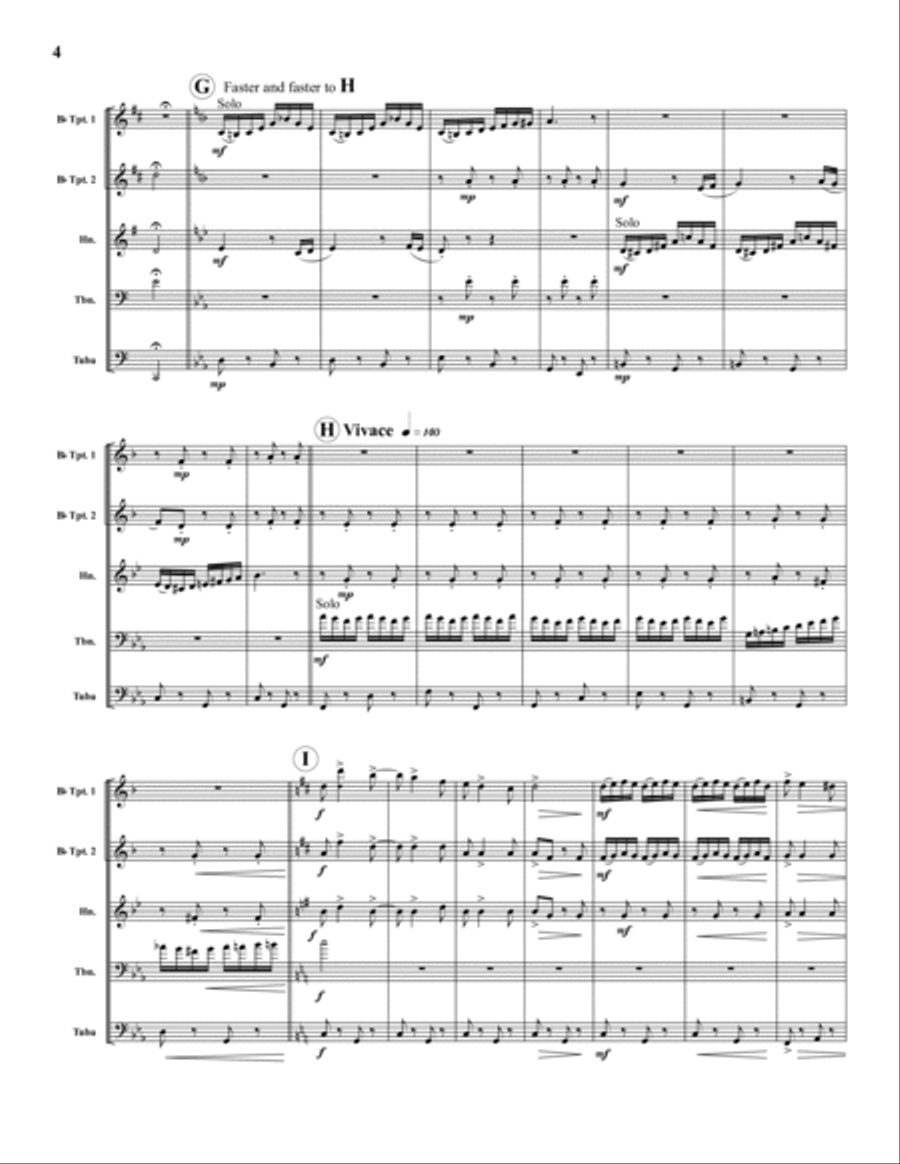 Czardas Brass Quintet scores gallery preview page 4