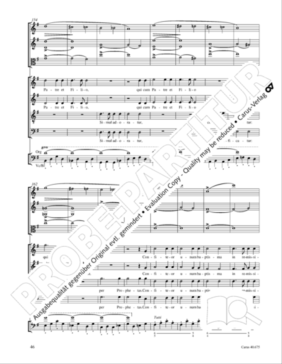 Mass in G Major STB scores gallery preview page 59