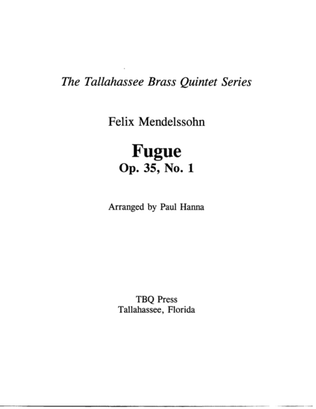 Book cover for Fugue, Op. 35, No. 1