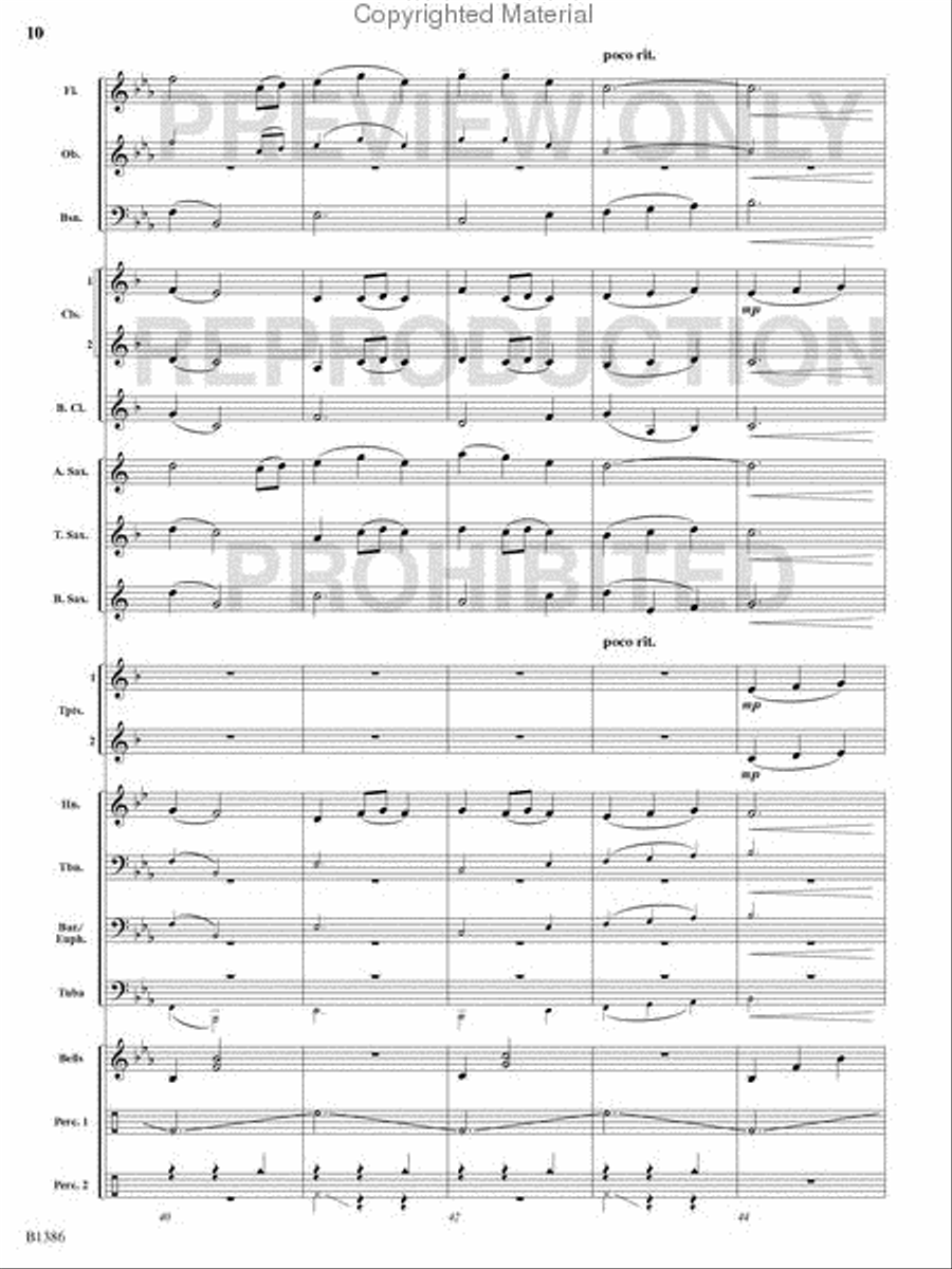 Spring Concert Band scores gallery preview page 9
