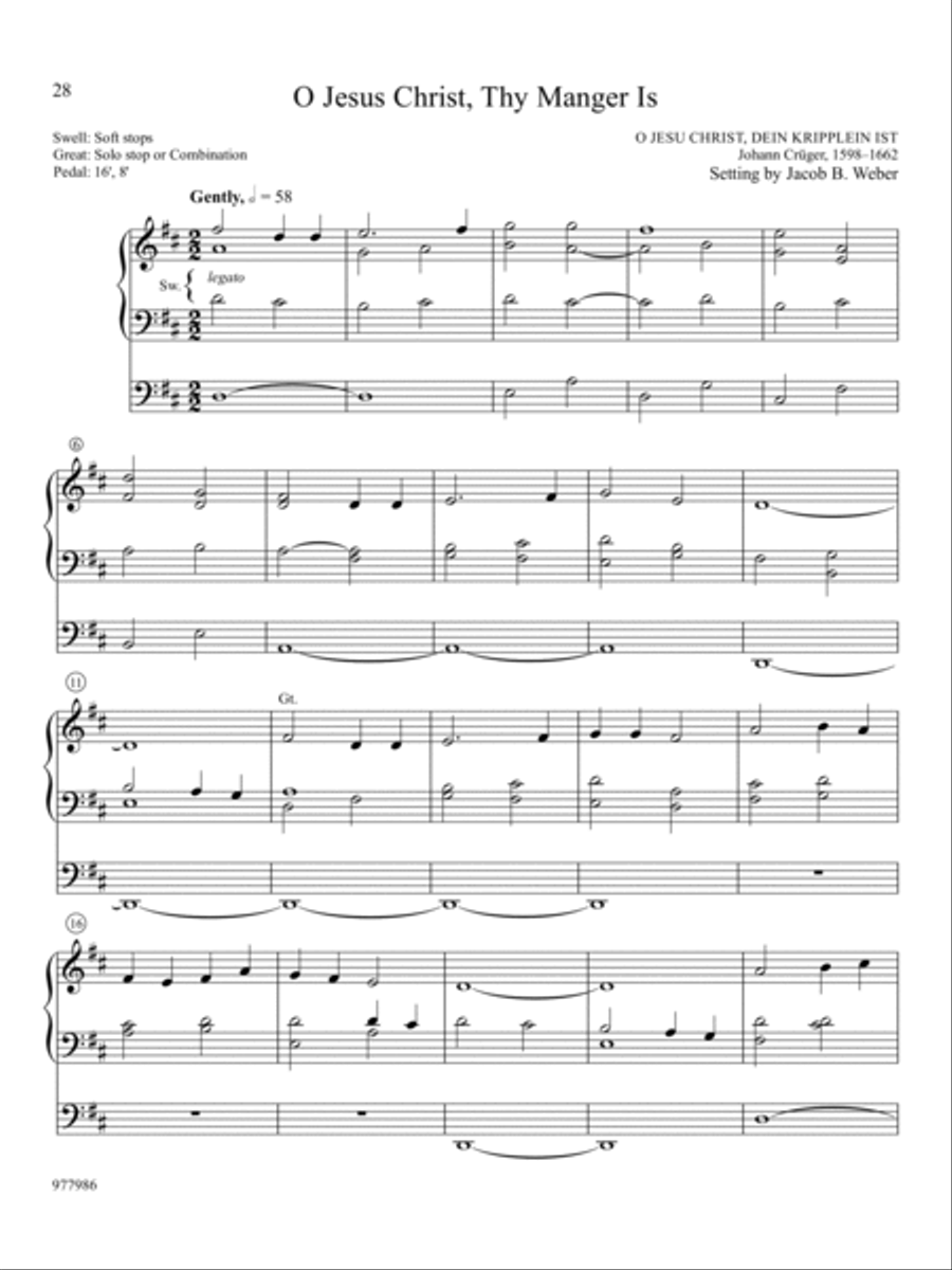 Christmas Simplified: Easy Settings for Organ Organ Solo scores gallery preview page 10