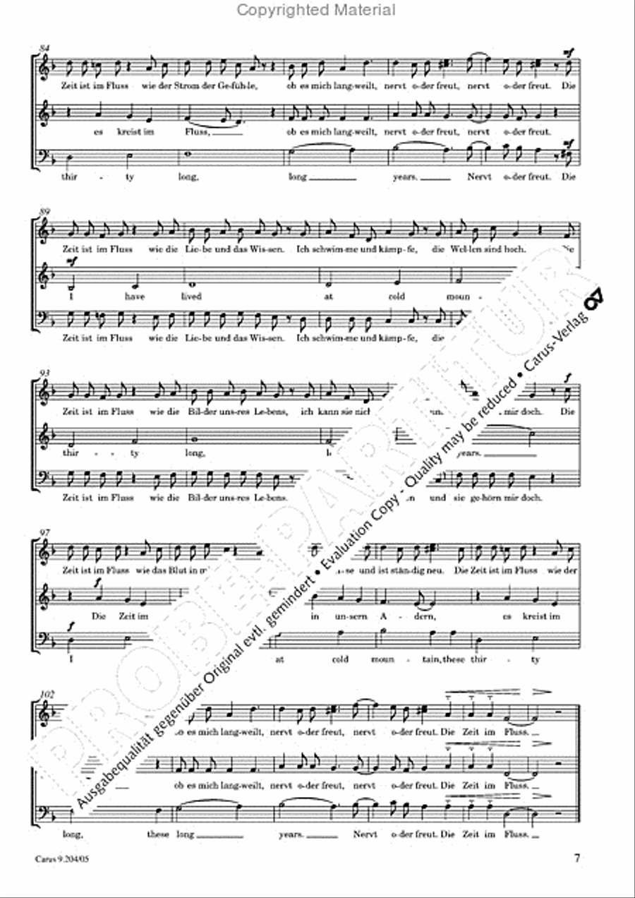 Flusse wie du 3-Part scores gallery preview page 8