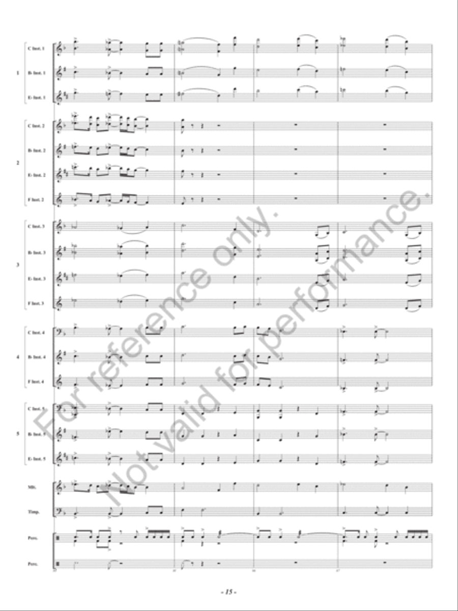 Hero Concert Band scores gallery preview page 18