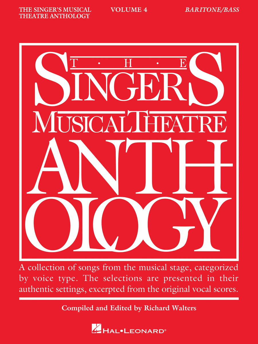 Singer's Musical Theatre Anthology – Volume 4