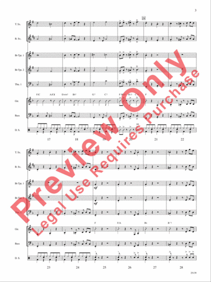 Hallelujah I Love Her So Choir scores gallery preview page 4
