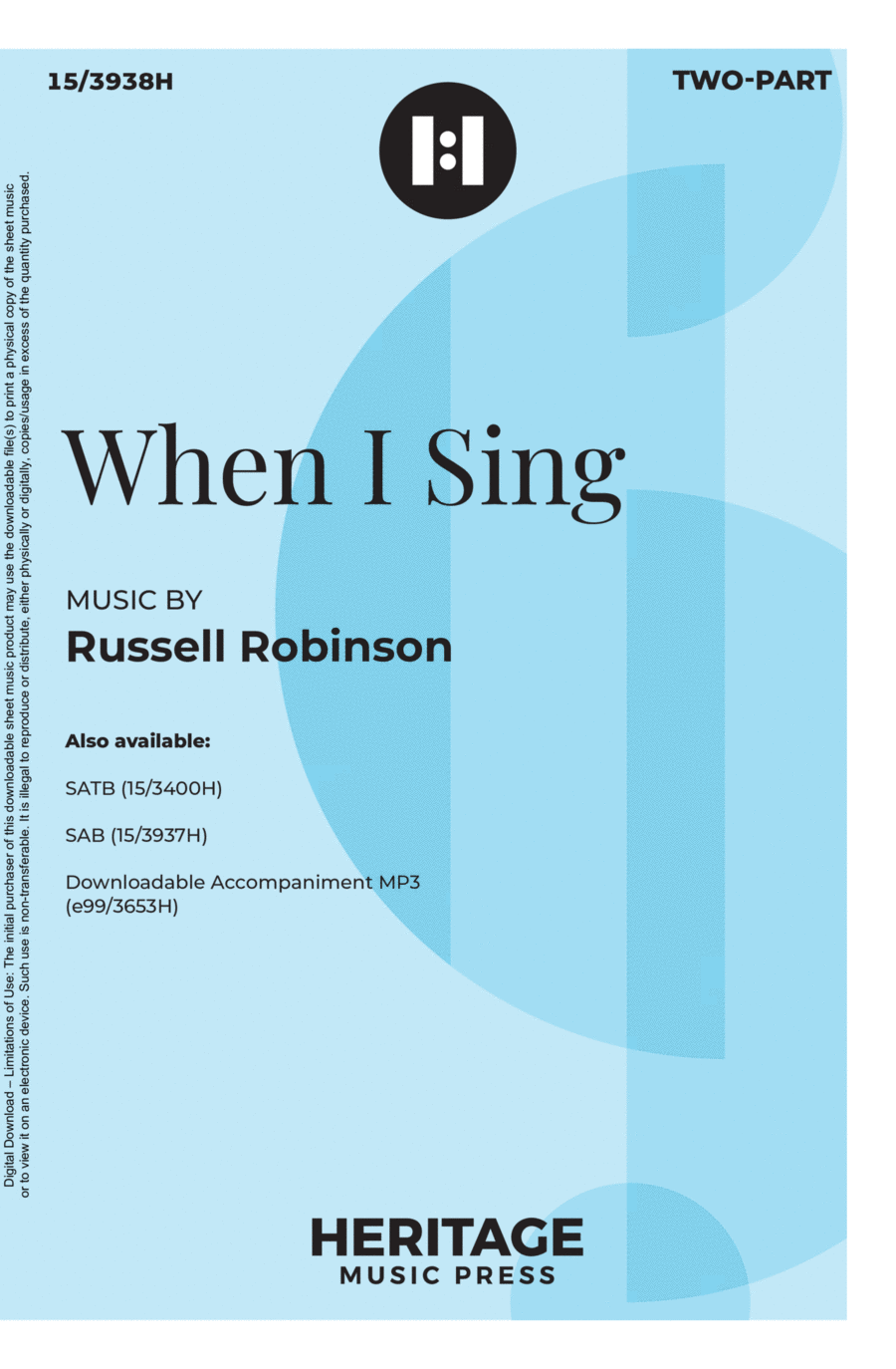 When I Sing 2-Part scores gallery preview page 1