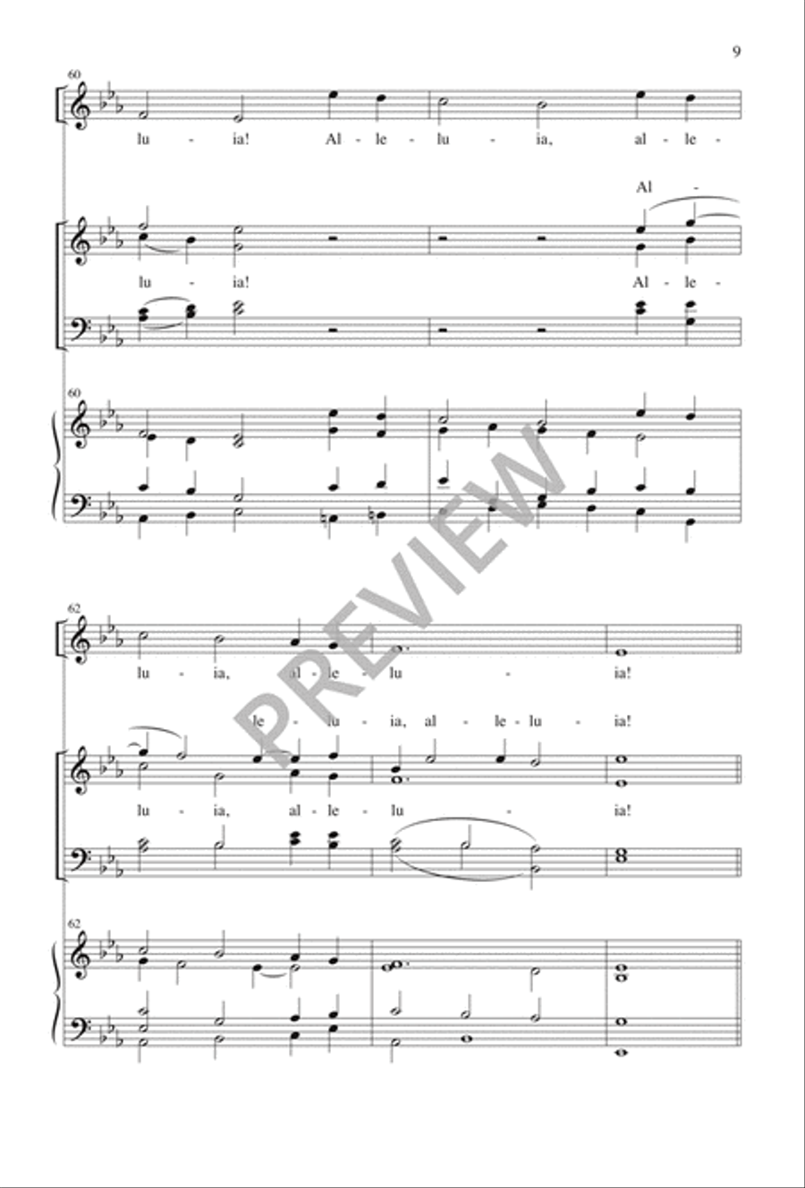 Ye Watchers and Ye Holy Ones 4-Part scores gallery preview page 10