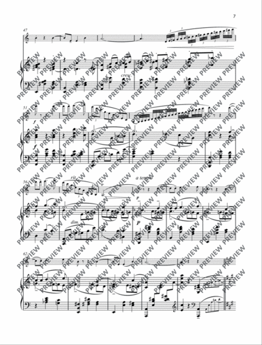 Love’s sorrow Violin Solo scores gallery preview page 8
