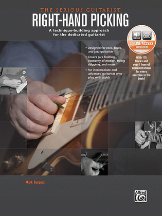 Book cover for The Serious Guitarist -- Right Hand Picking