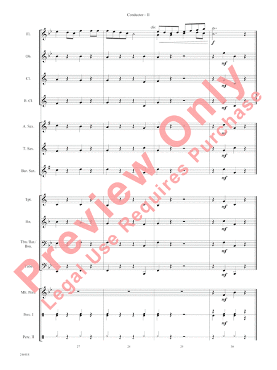 Belwin Very Beginning Band Kit #2 Concert Band scores gallery preview page 14