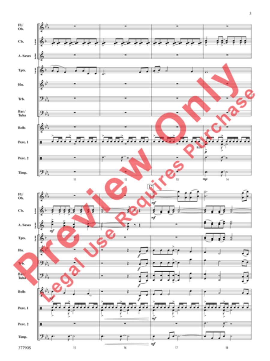 The Holly and the Ivy Concert Band scores gallery preview page 4
