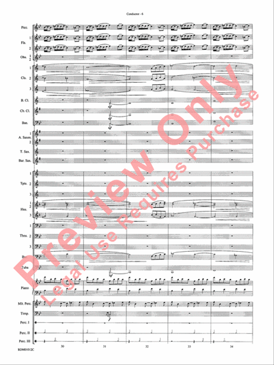 Inchon Concert Band scores gallery preview page 11