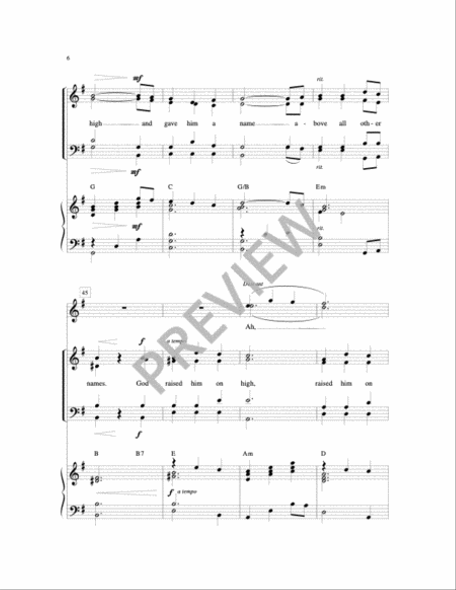 Jesus Gentle Love Piano scores gallery preview page 7