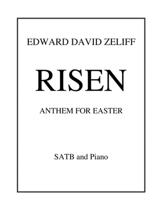 Book cover for Risen – Anthem for Easter