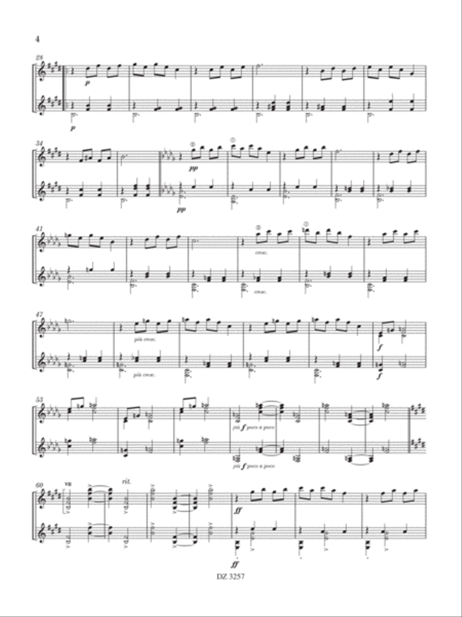 Lyric Pieces, Op. 71 Lyric Pieces, Op. 71 Classical Guitar scores gallery preview page 4