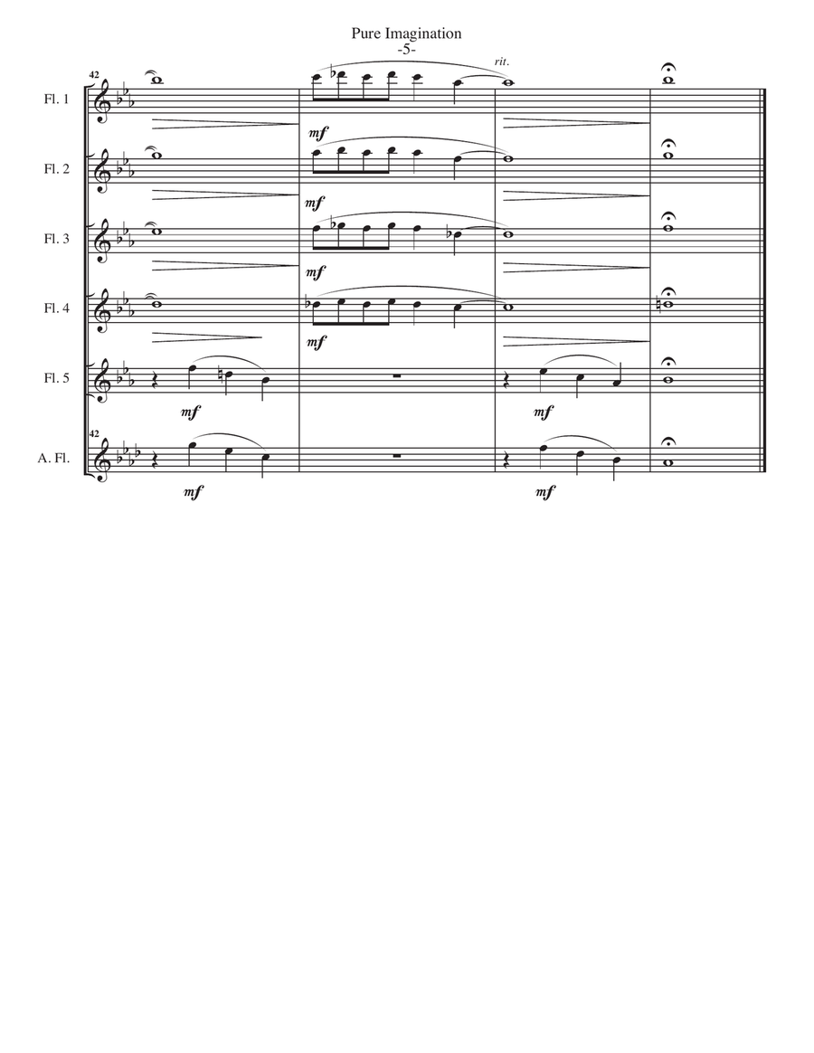 Pure Imagination Woodwind Ensemble scores gallery preview page 6