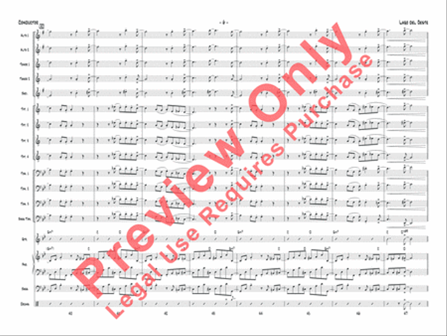 Lago del oeste Jazz Ensemble scores gallery preview page 9