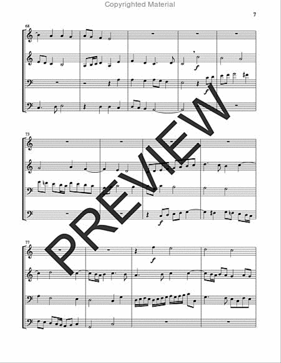 Fantasie on EIN' FESTE BURG Trombone scores gallery preview page 7