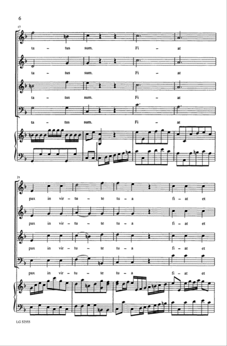 Laetatus Sum 4-Part scores gallery preview page 27