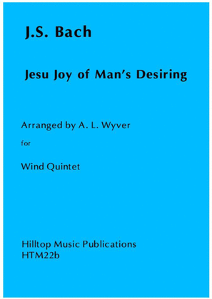 Jesu Joy of Mans Desiring arranged for Wind Quintet