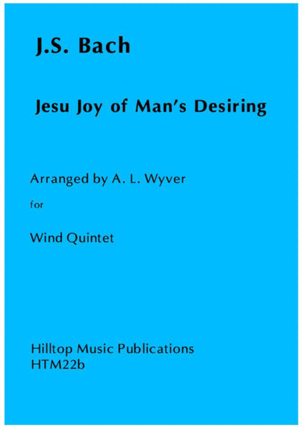 Jesu Joy of Mans Desiring arranged for Wind Quintet image number null