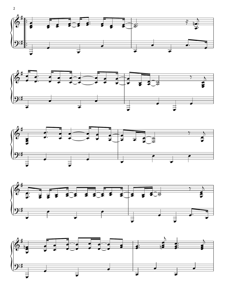 Nikita Piano Solo scores gallery preview page 2