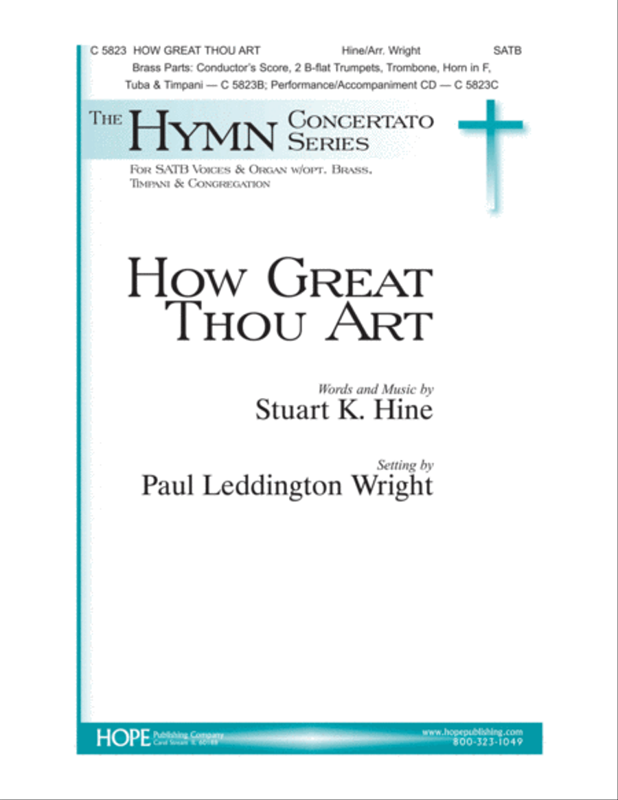 How Great Thou Art Choir scores gallery preview page 1