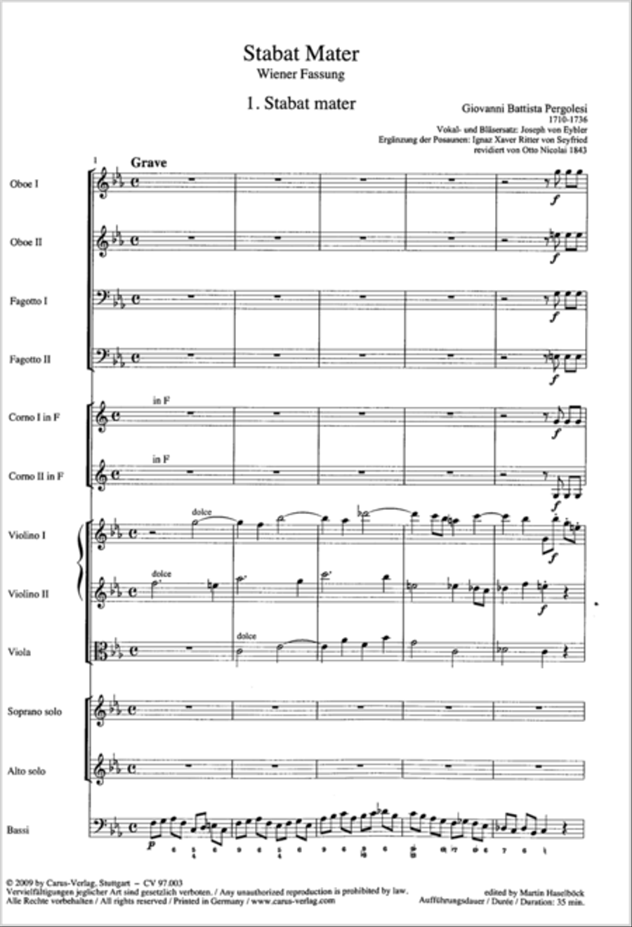 Stabat mater Stabat mater 4-Part scores gallery preview page 2