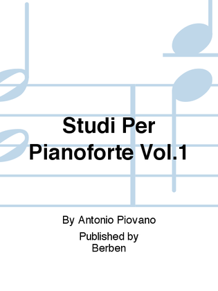 Studi Per Pianoforte Vol. 1