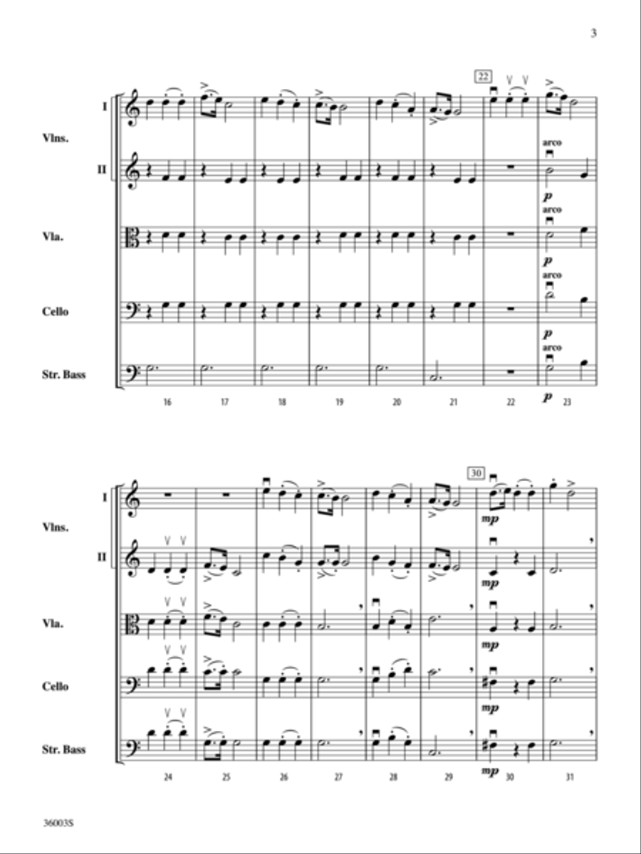 A Night at the Opera A Night at the Opera String Orchestra scores gallery preview page 3