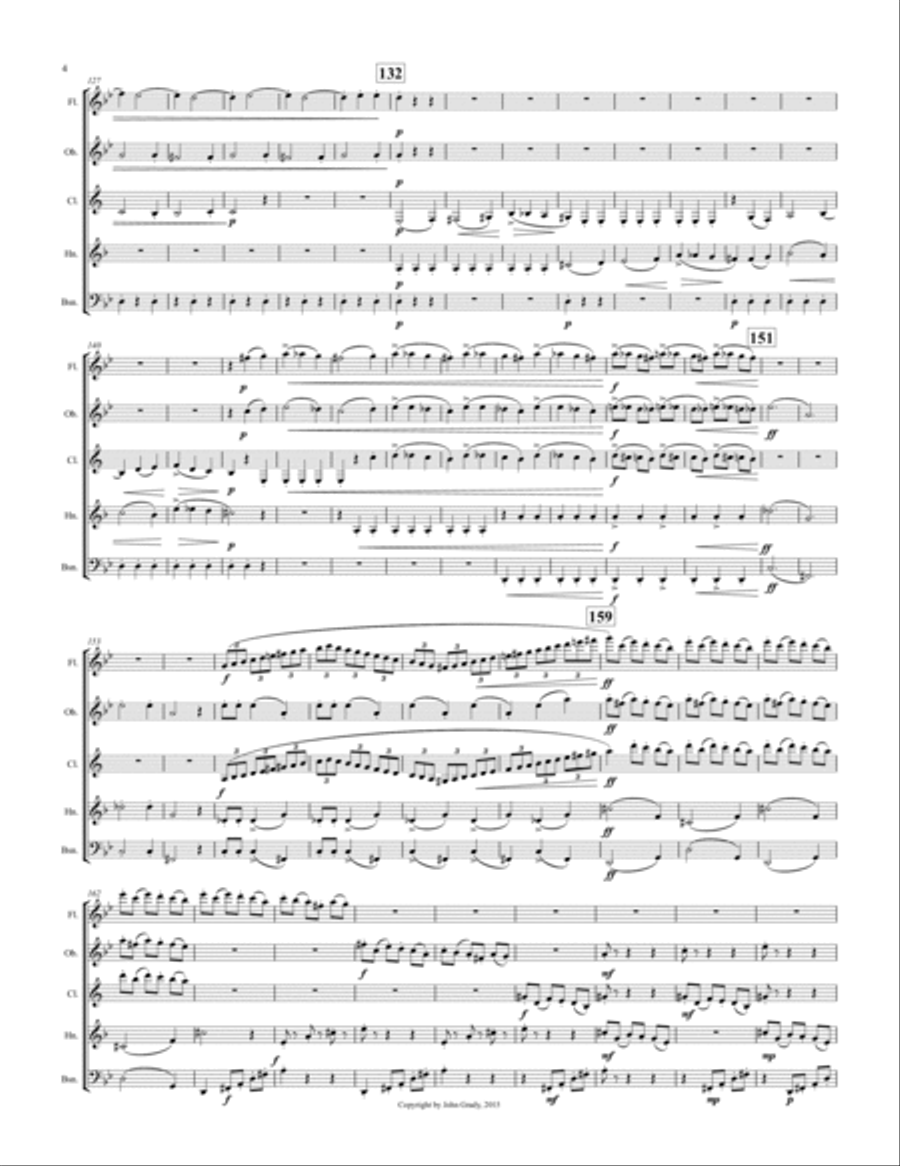 Danse Macabre Danse Macabre Woodwind Quintet scores gallery preview page 4