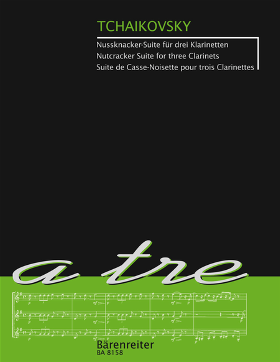 Suite de Casse-Noisette for three Clarinets Clarinet scores gallery preview page 1