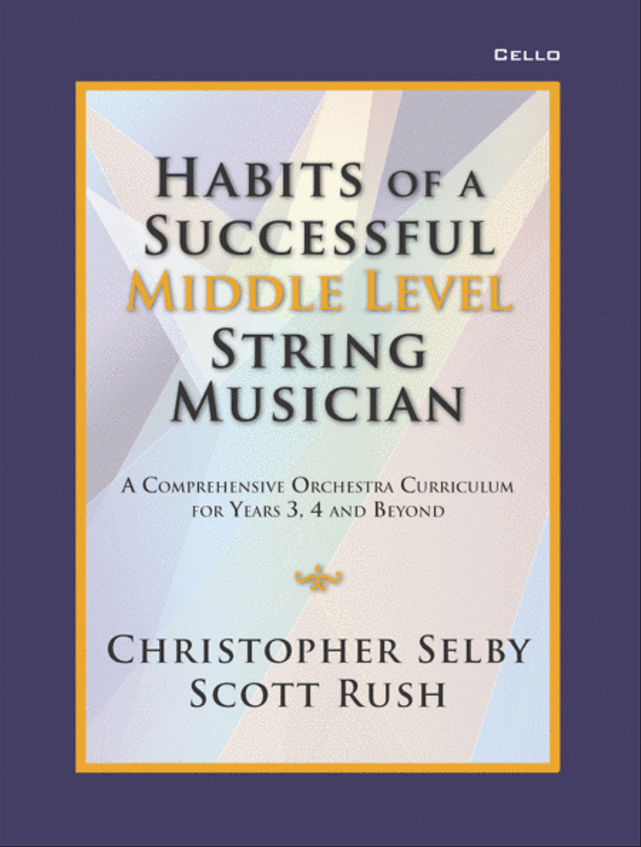 Habits of a Successful Middle Level String Musician - Cello School and Community scores gallery preview page 1